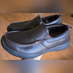 Sz 9.5 Men's SKECHERS HARPER FORDE RELAXED FIT Brown Casual Shoes